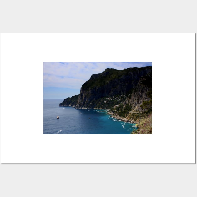 The cliff of Capri Wall Art by annalisa56